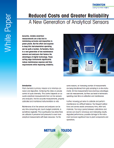 White paper on low maintenance, high reliability analytical sensors and analyzers for the power industry.